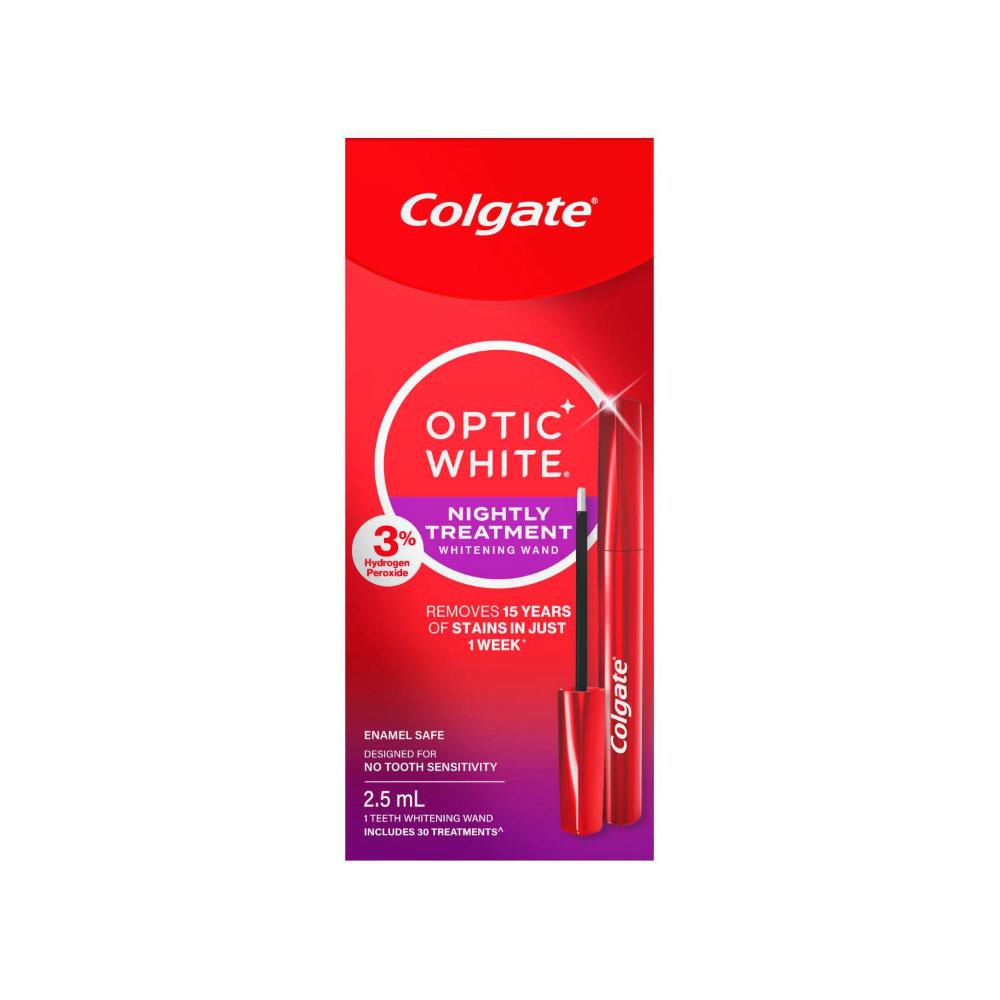 Buy Colgate Optic White Overnight Teeth Whitening Pen 1 pack 2.5mL Coles