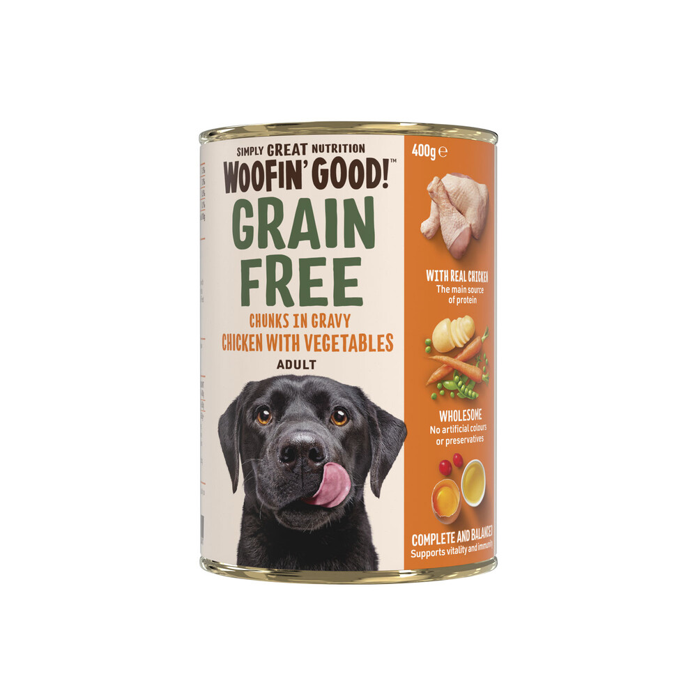 Buy Woofin Good Grainfree Chunks In Gravy Chicken & Vegetables Dog