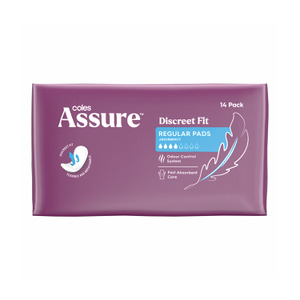 Coles Assure Pads Super Coles Online