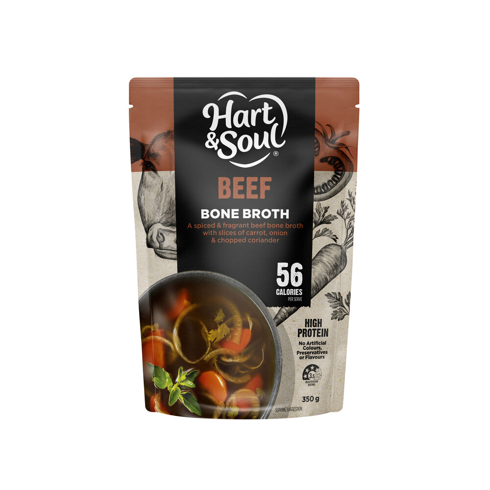 Buy Hart & Soul Beef Low Calorie Bone Broth Soup