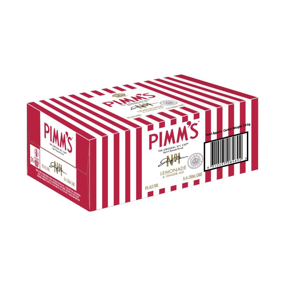 Buy Pimms Long Lemonade Can 250mL 24 Pack Coles