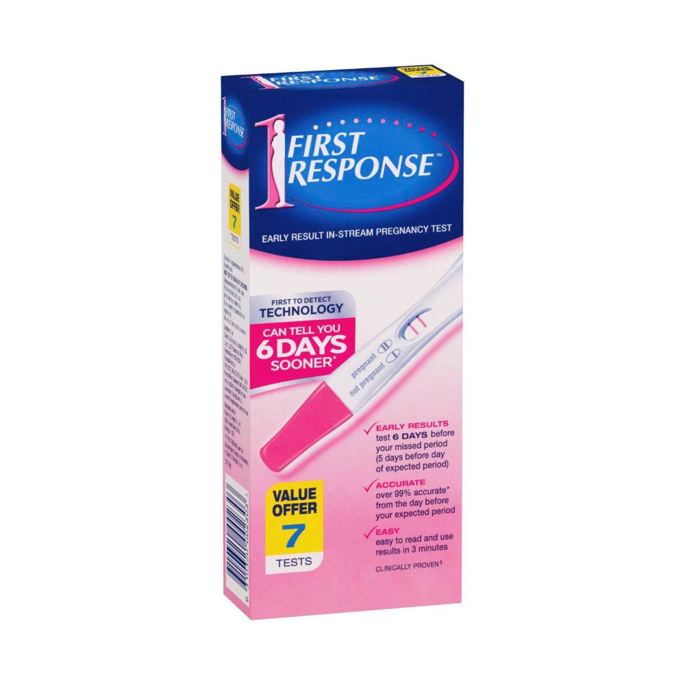 Buy First Response Pregnancy Test Instream 7 pack Coles