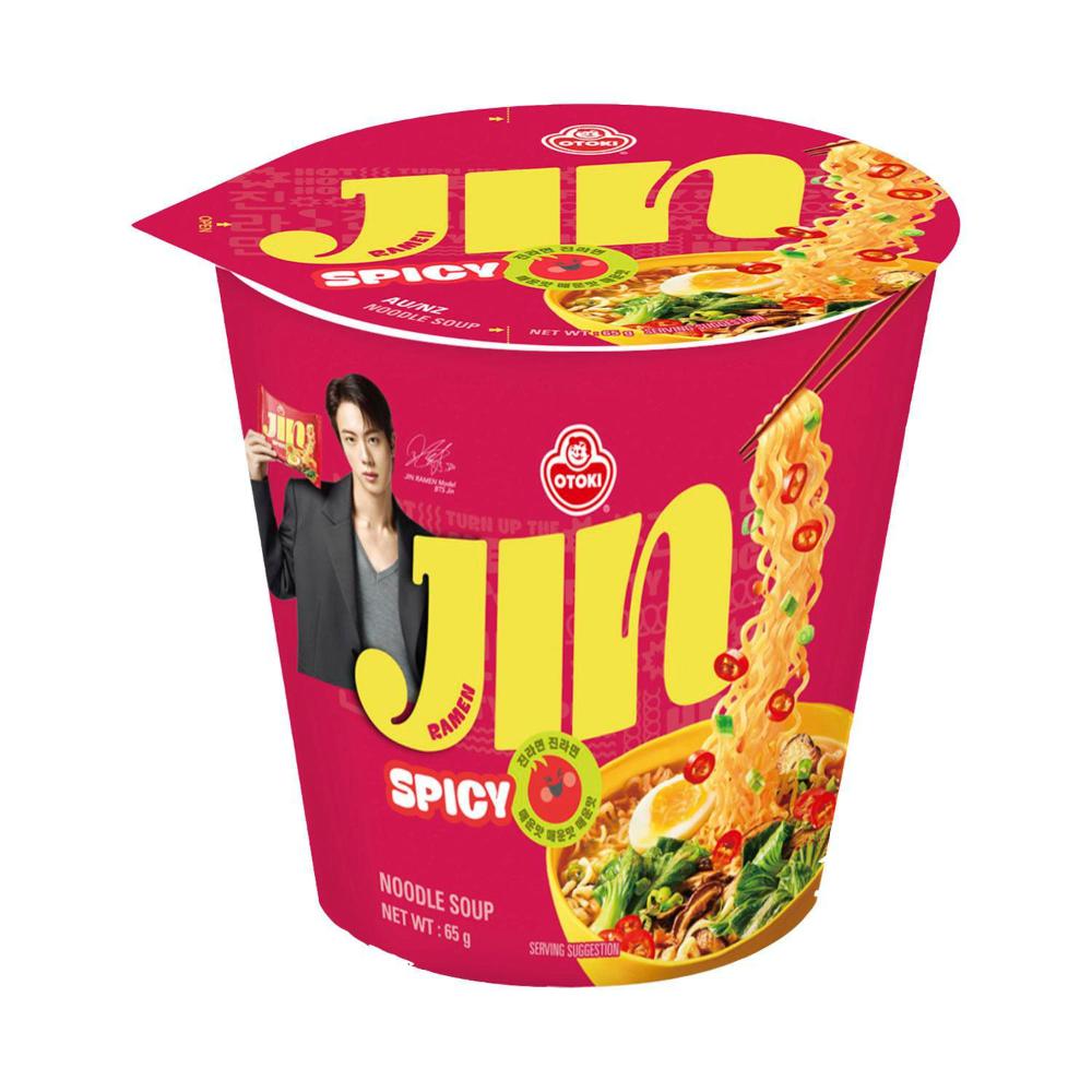 Buy Ottogi Jin Ramen Cup Noodle Spicy 65g Coles