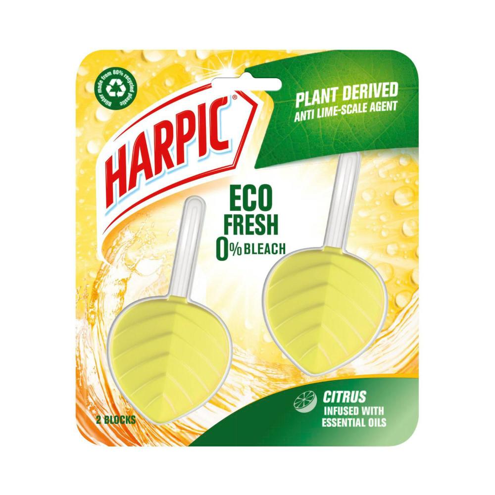Buy Harpic Eco Fresh Citrus Toilet Cleaner Block 70g Coles