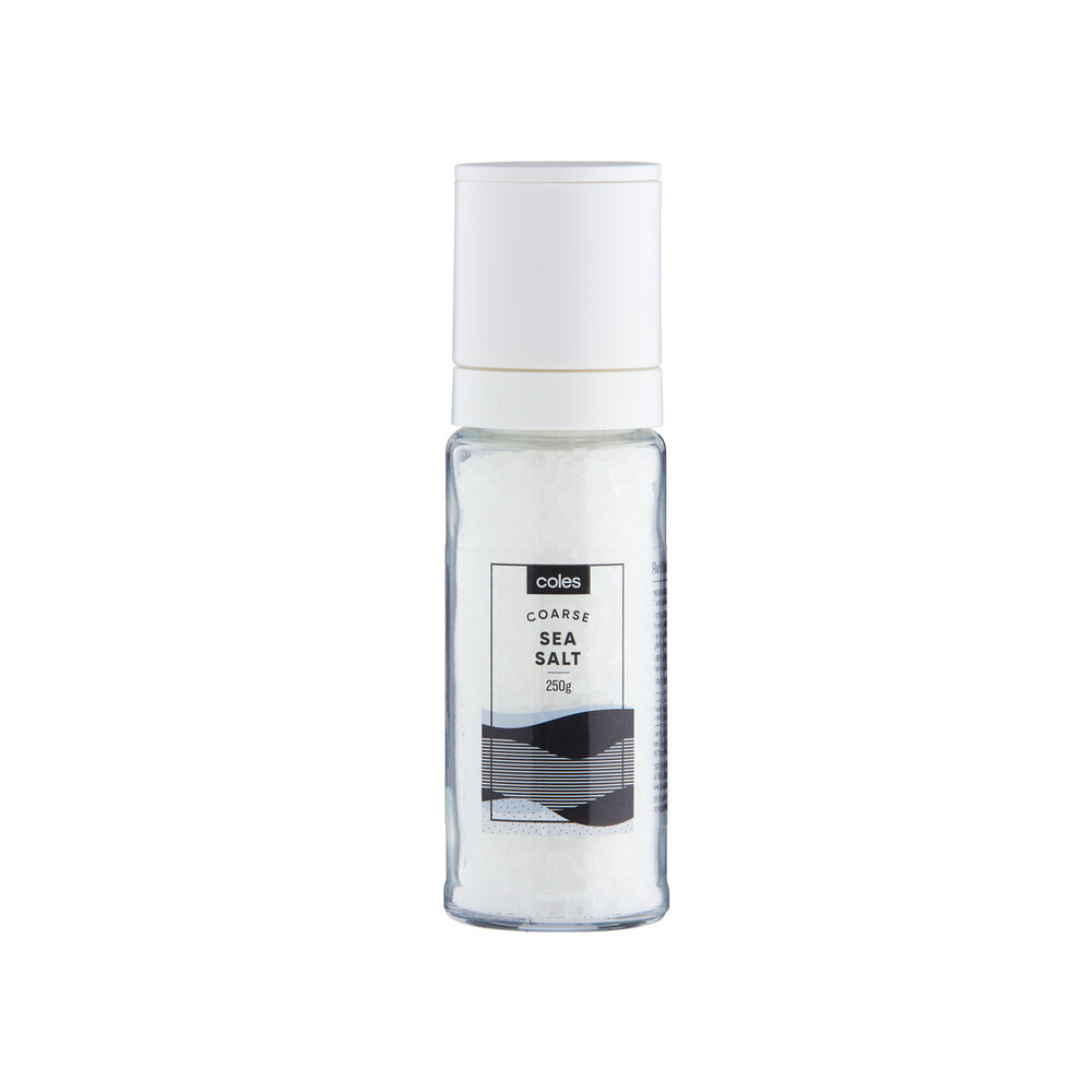 Buy Coles Sea Salt Grinder 250g Coles