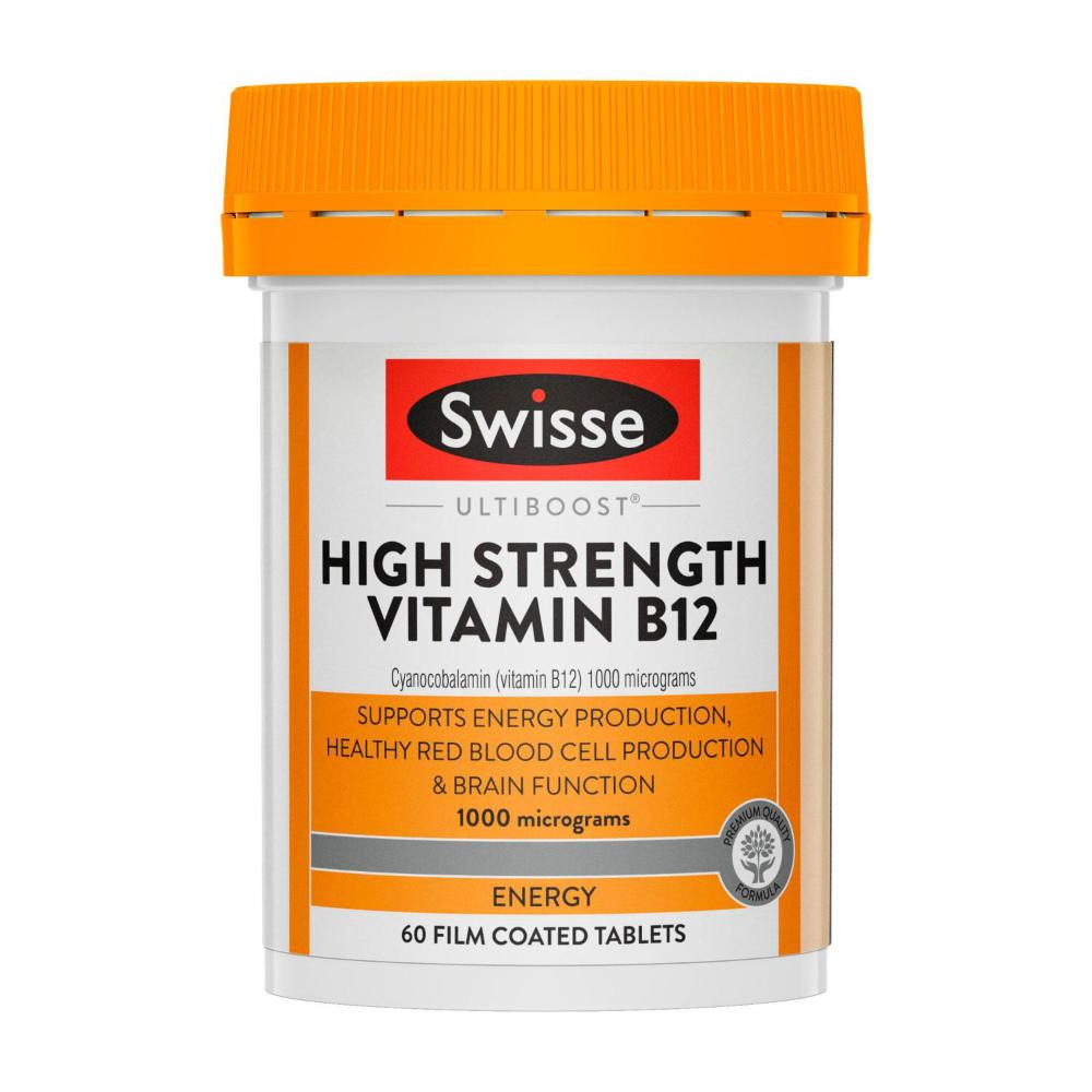 Buy Swisse Ultiboost High Strength Vitamin B12 For Energy Production