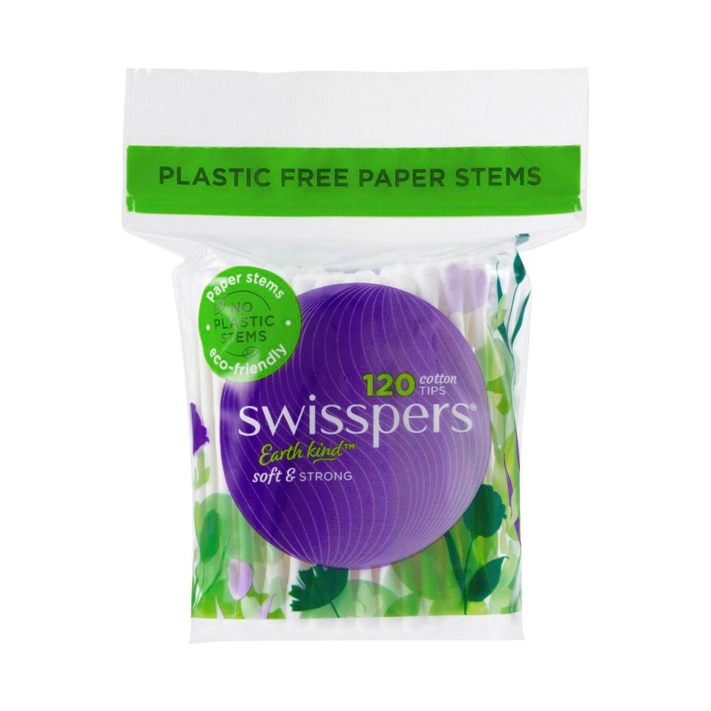 Buy Swisspers Cotton Tips Paperstems 120 pack Coles