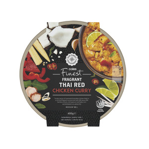 Thai red curry coles clearance