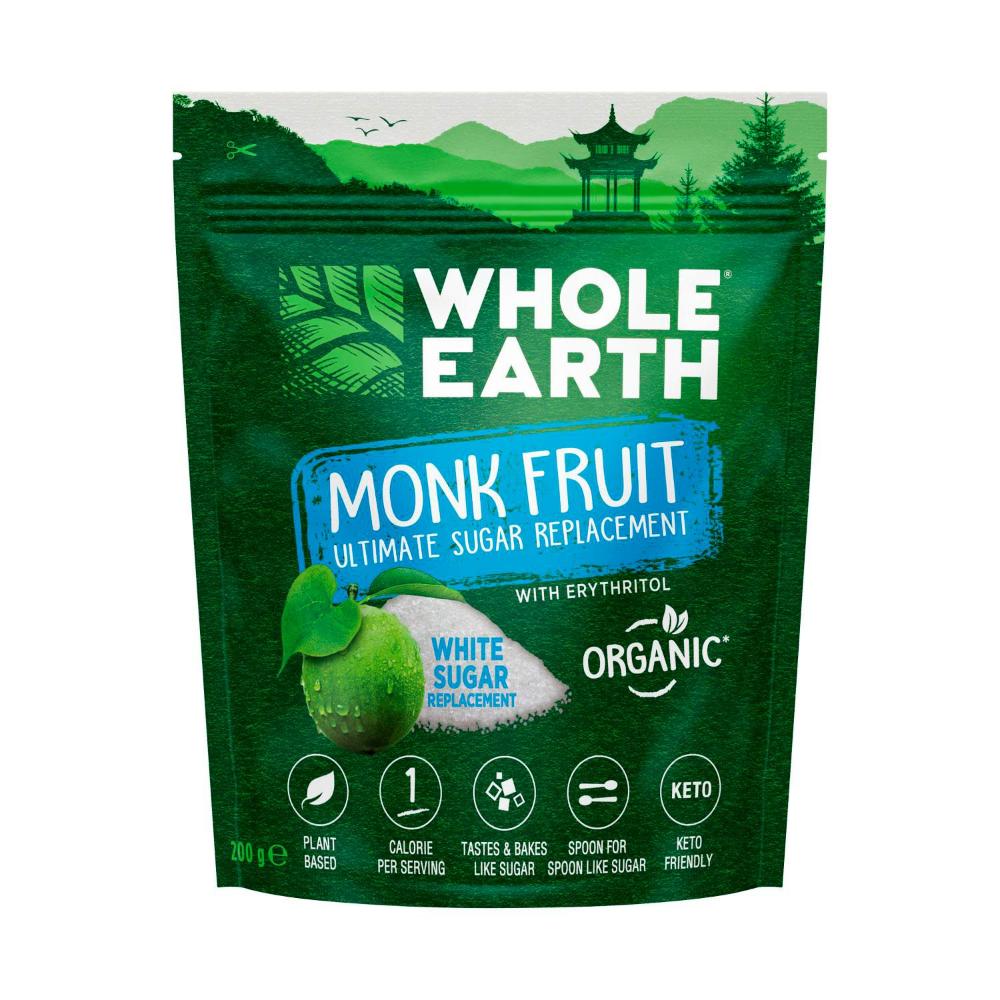 Whole Earth Monk Fruit 100% Natural Sweetener | 200g