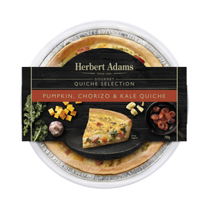 Herbert Adams Quiche Pumpkin Chorizo Kale Coles Online