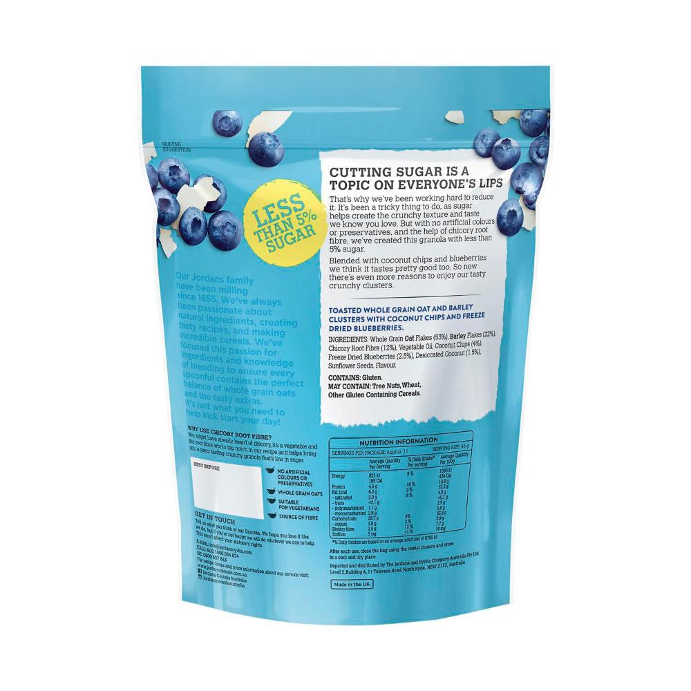 Jordans Dorset Ryvita Jordans Low Sugar Granola Blueberry & Coconut | 500g