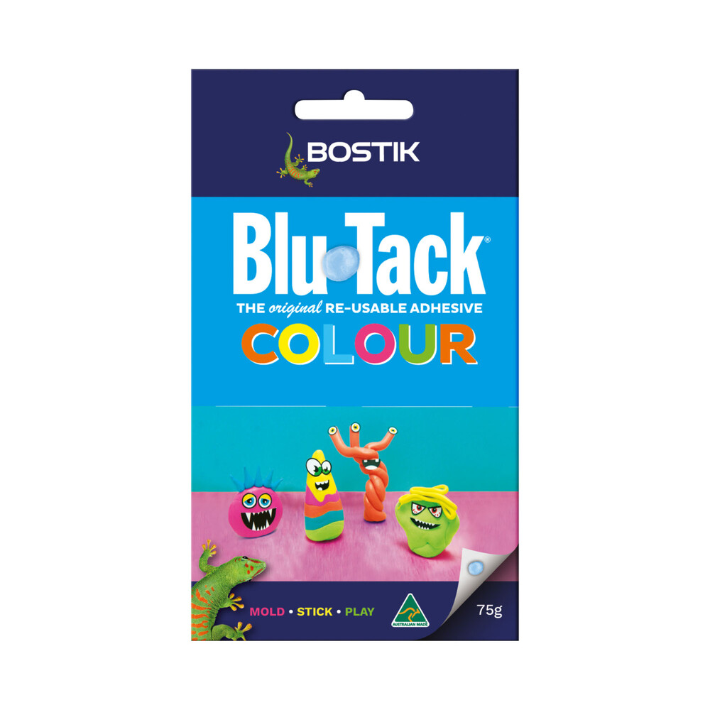 Blu Tack 2 X Bostik Original – Reusable Blue Sticky Tac, Economy Handy Size 60g Each Mounting Putty - Foto 4