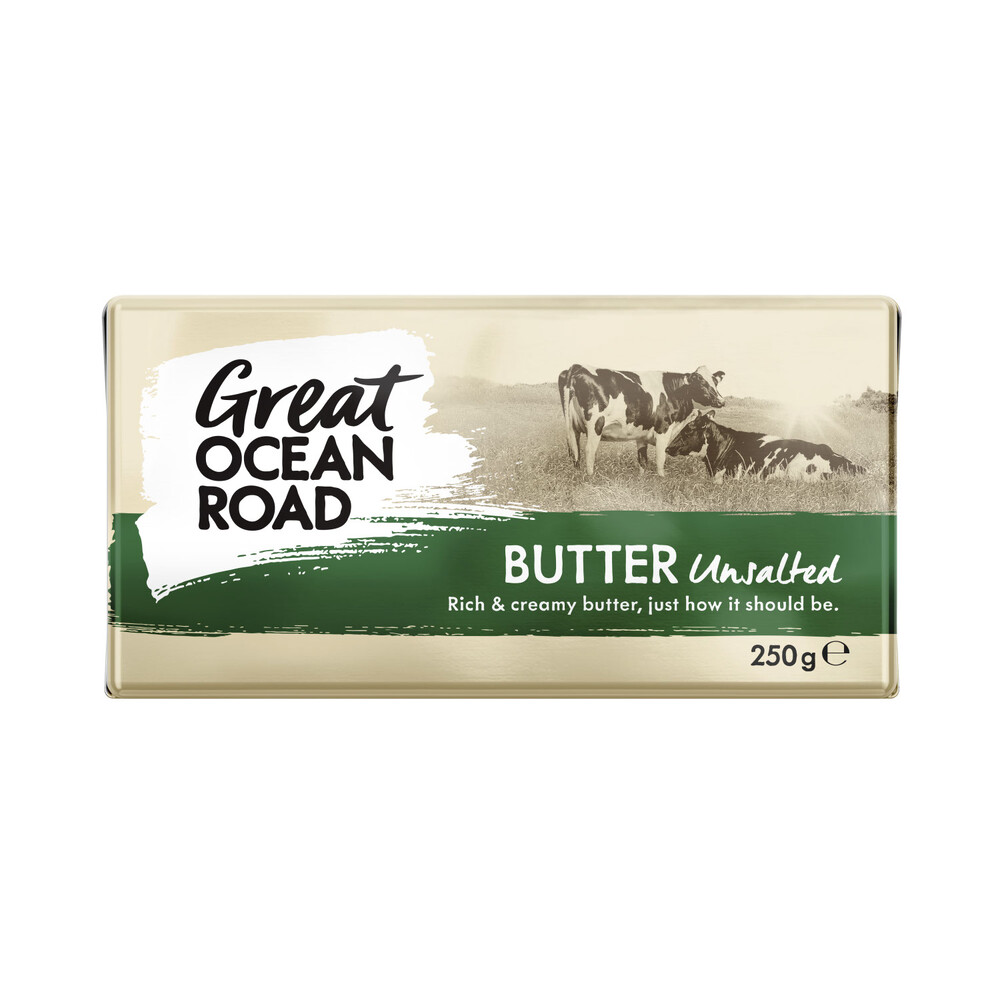 Buy Great Ocean Road Pat Butter Unsalted 250g Coles