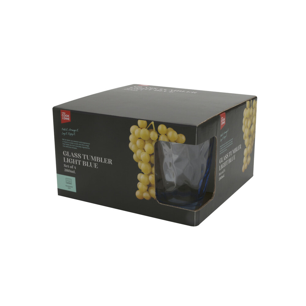 Buy Cook & Dine Textured Tumblers 4 pack Coles