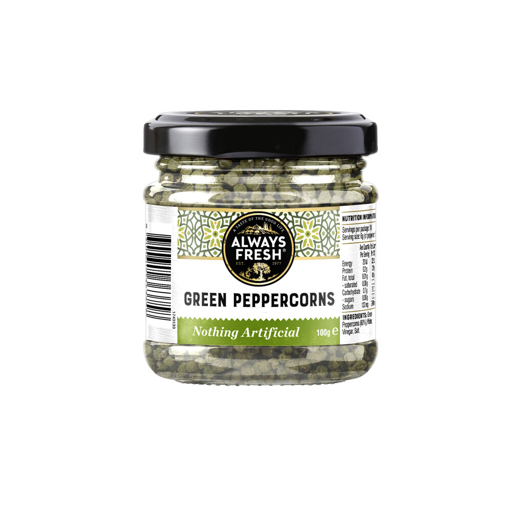 Buy Always Fresh Green Peppercorns 100g Coles
