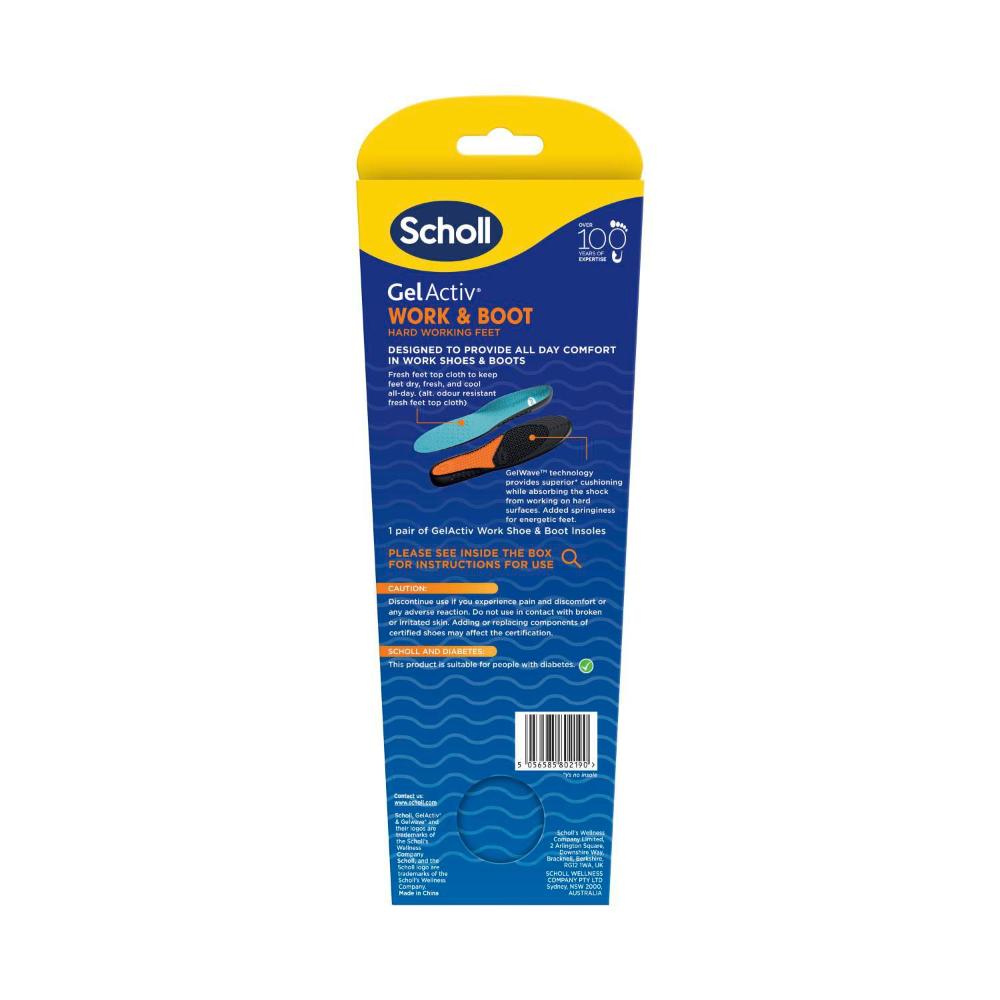 Scholl Insoles Australia Buy Scholl Gel Activ Insole Work Boot