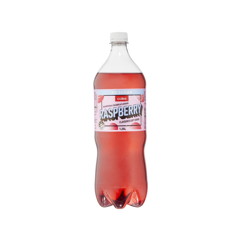 Buy Coles Soft Drink Diet Raspberry 1 25L Coles buy-coles-soft-drink-diet-raspberry-1-25l-coles