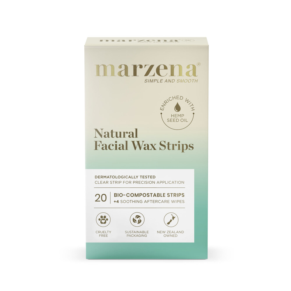 Buy Marzena Natural Facial Wax Strips 20 pack Coles