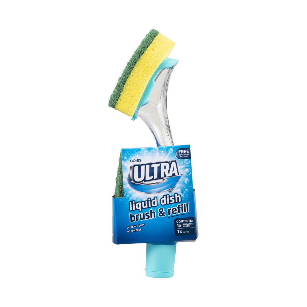 Buy Coles Ultra Liquid Dish Brush With Refill 1 each Coles