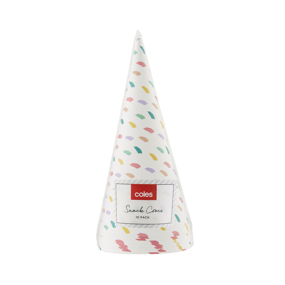 Buy Coles Snack Cones 10 pack Coles