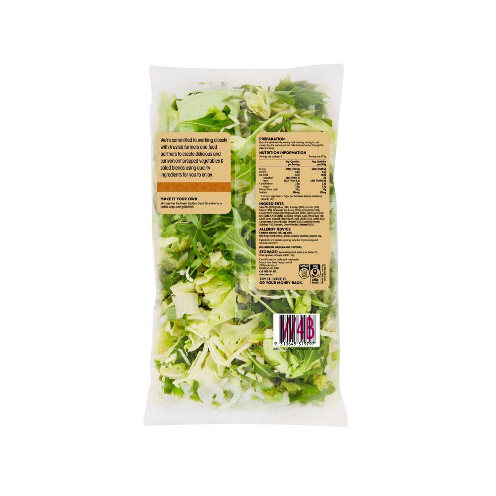 Buy Coles Kitchen Green Goddess Salad Kit 350g | Coles Buy Coles Kitchen Green Goddess Salad Kit 350g | Coles