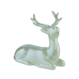 Coles Christmas Ceramic Laying Reindeer 