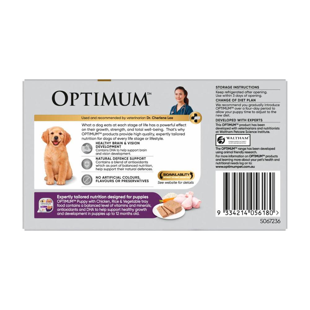 Puppy Chicken Optimum Puppy Food Woolworths Buy Optimum Puppy Wet