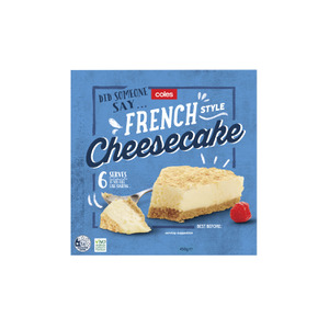 Coles French Style Cheesecake Coles Online Coles French Style Cheesecake Coles Online