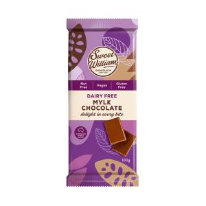 Sweet William Dairy Free Vegan Mylk Chocolate Block | 100g