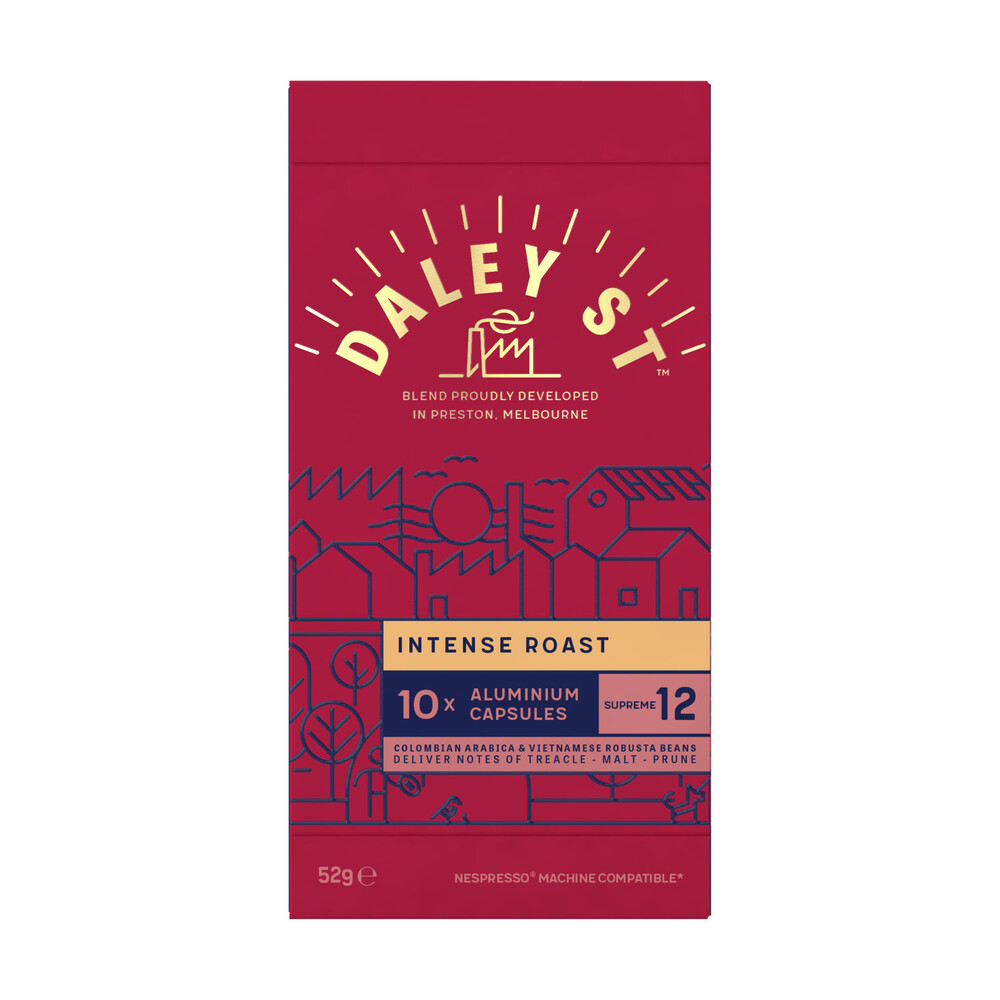 Buy Daley Street Intense Aluminium Nespresso Compatible Coffee Capsules