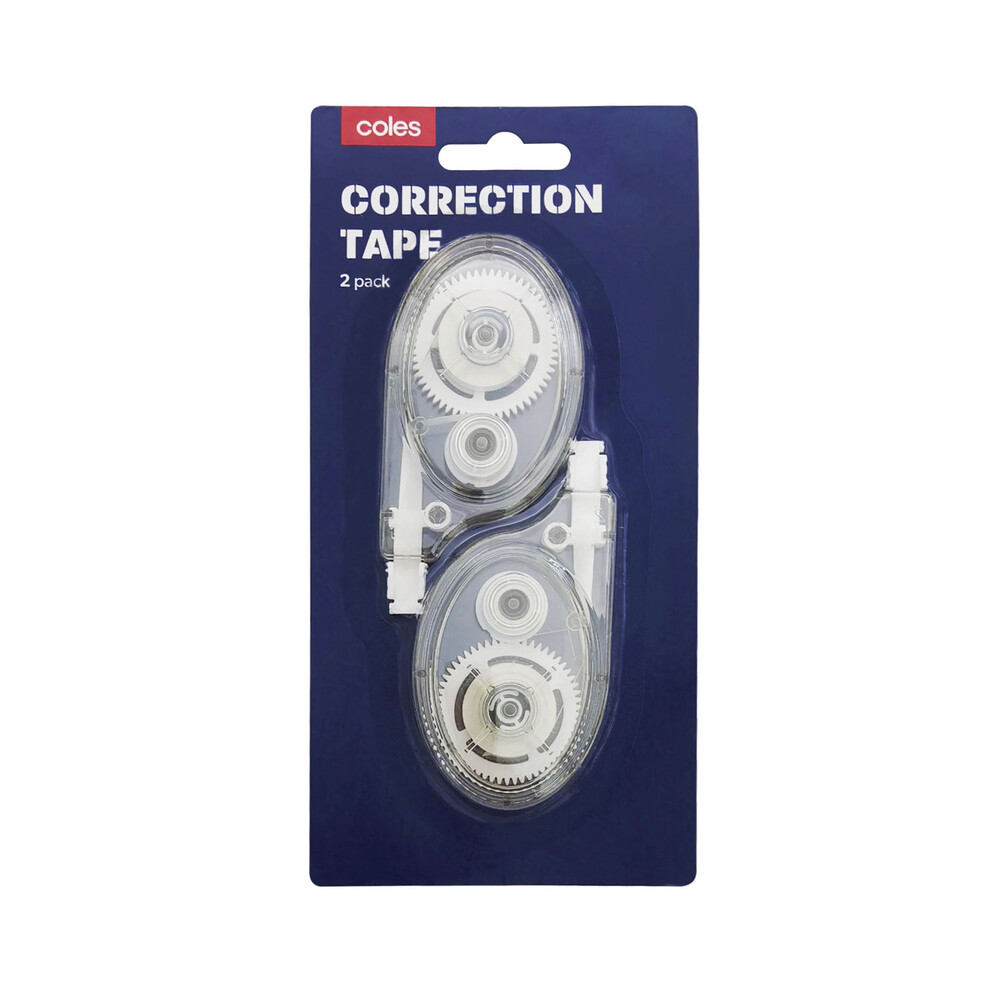 Buy Coles Correction Tape 2 pack Coles