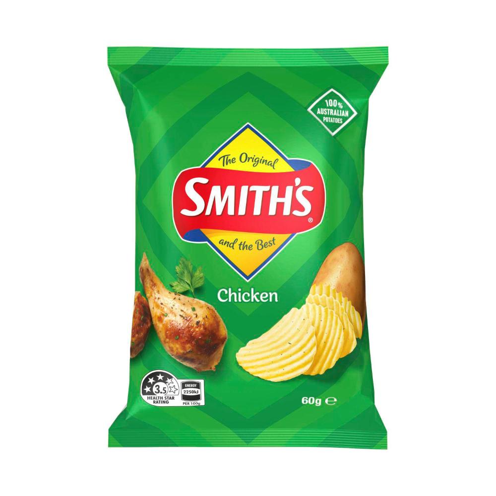 Buy Smiths Crinkle Potato Chips Chicken 60g Coles