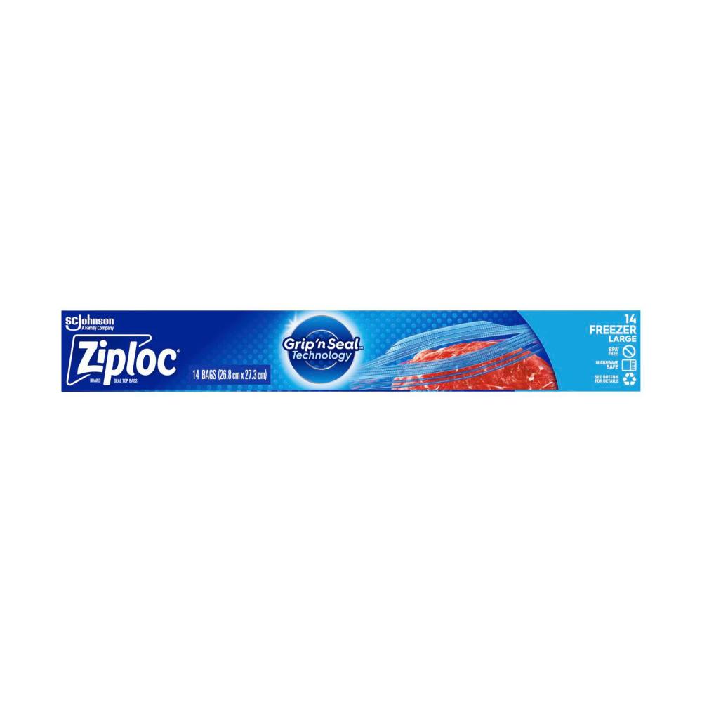 Buy Ziploc Large Resealable Food Storage Freezer Bags 14 pack Coles