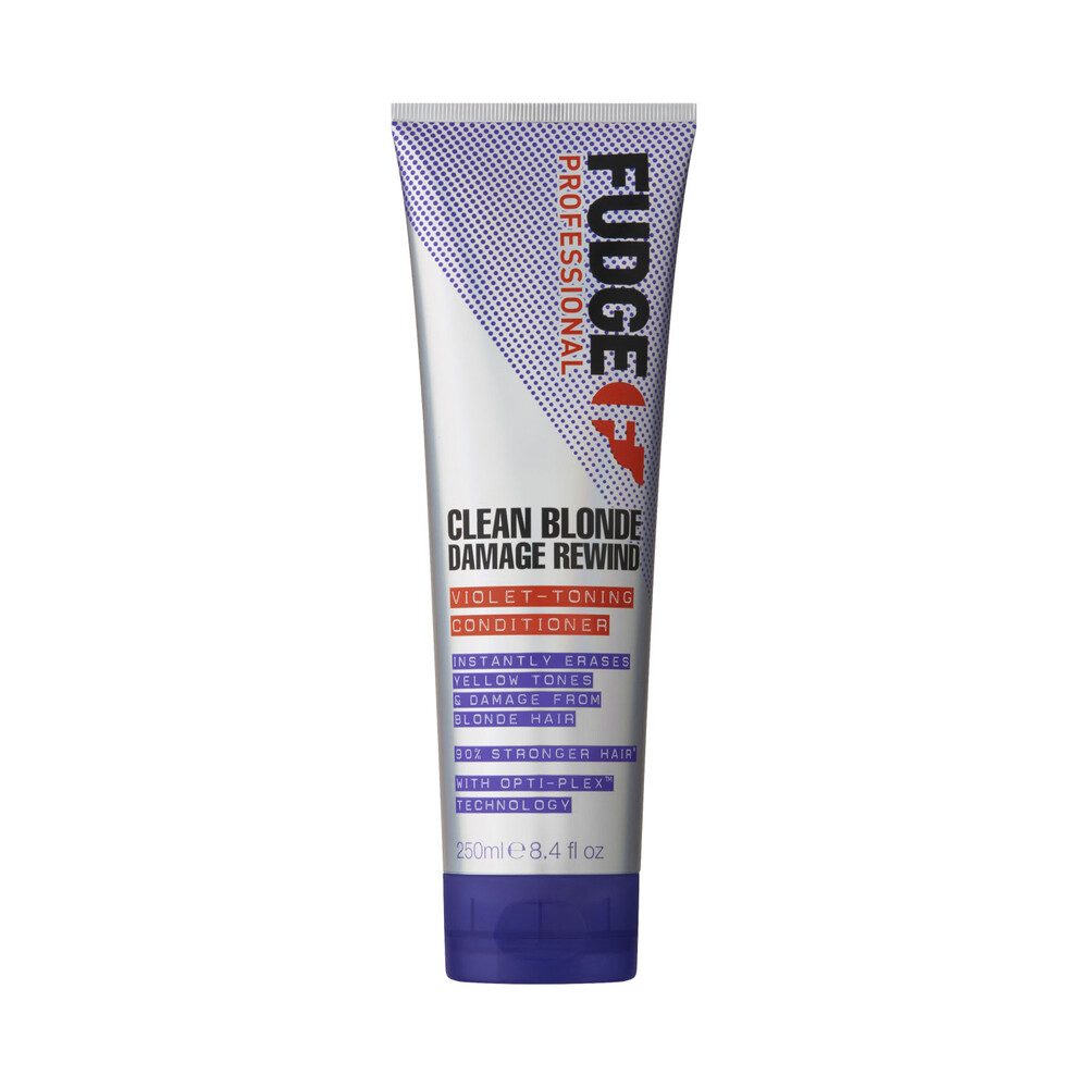 Fudge Professional Clean Blonde Damage Rewind Violet Purple Toning Conditioner | 250mL