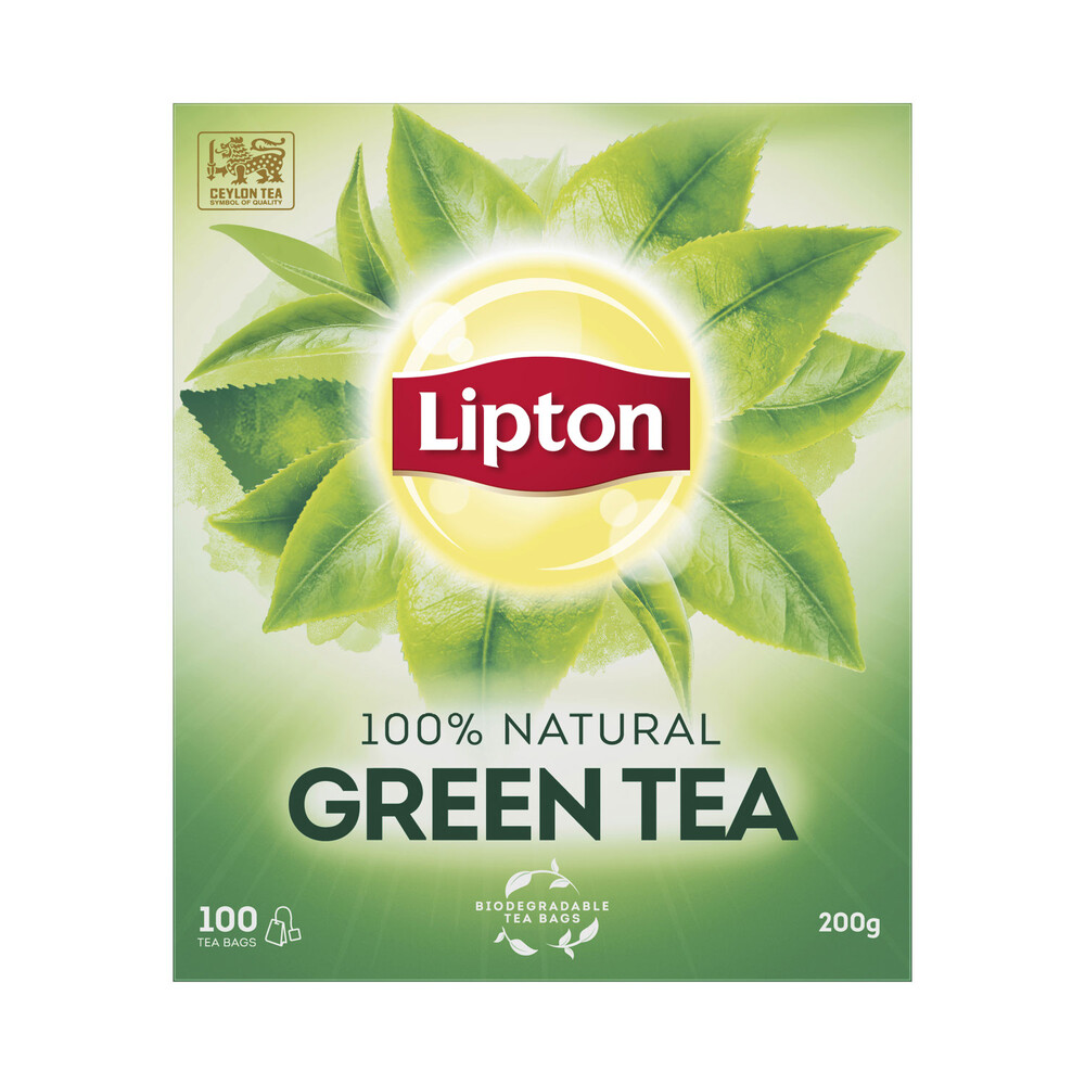 Buy Lipton Green Ceylon Tea 100 pack Coles