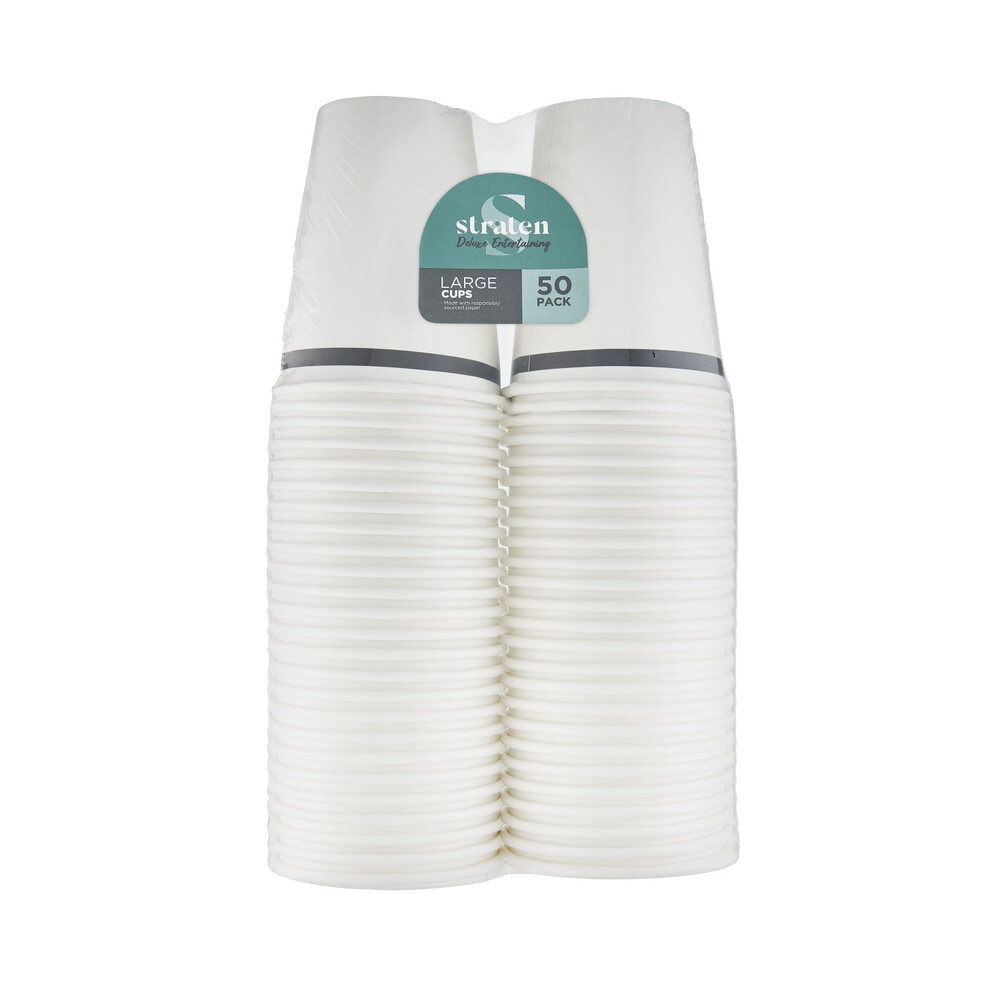 Straten Large Cups 400Ml | 50 pack