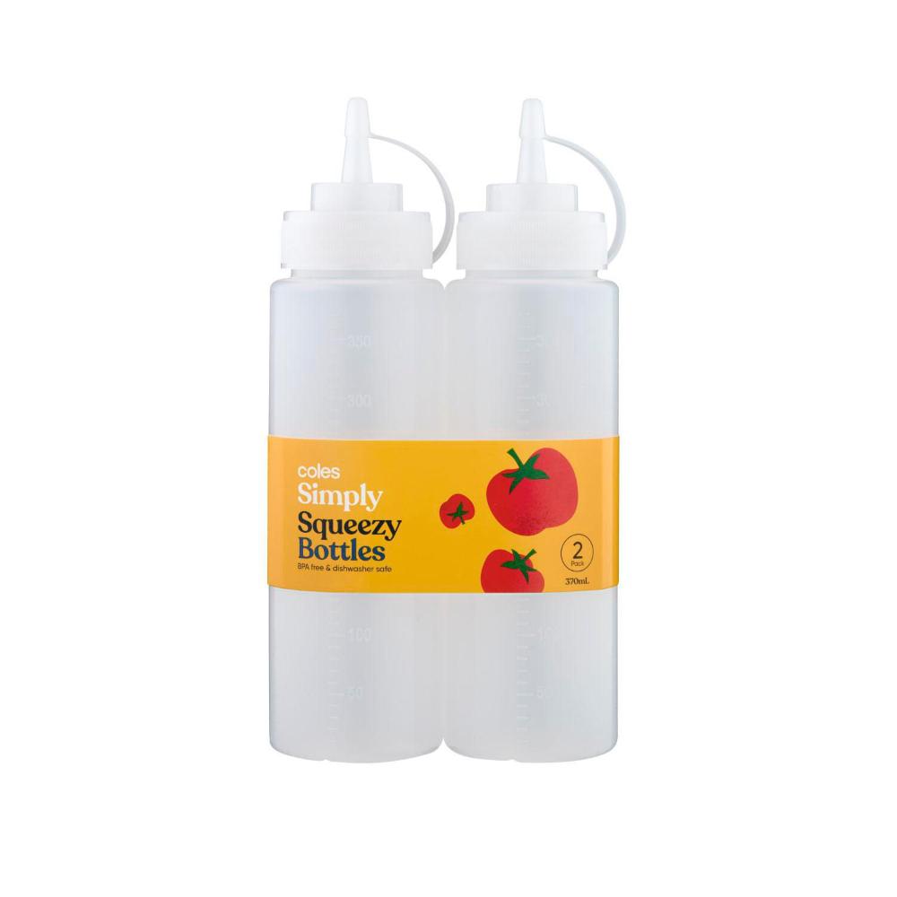 Buy Coles Squeezy Bottles 2 pack Coles