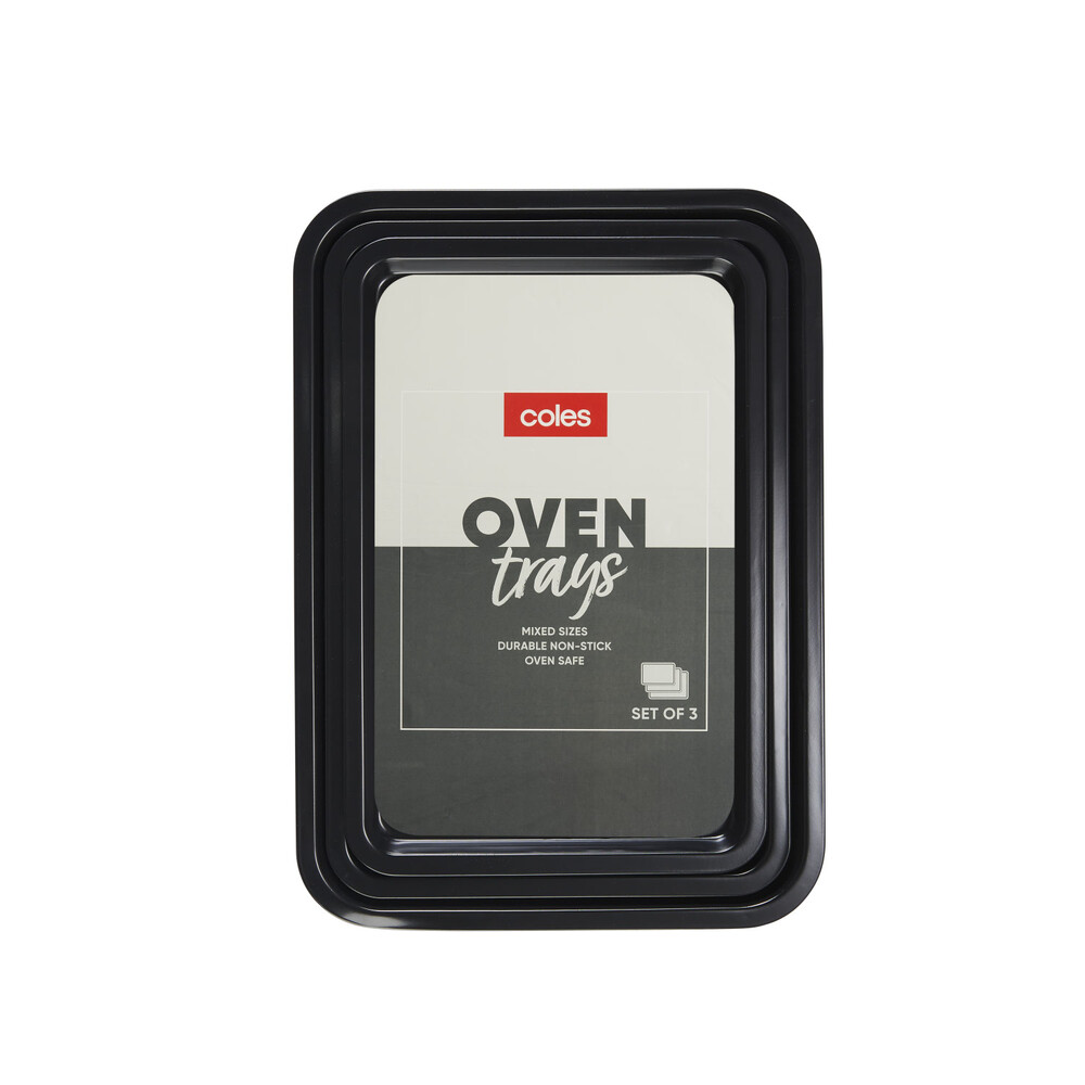 Buy Coles Oven Trays 3 pack Coles