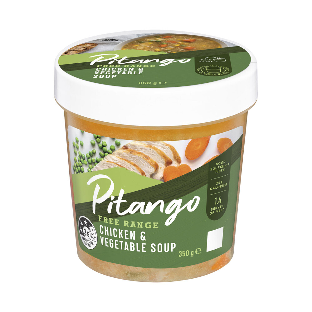 Buy Pitango Soup Chicken Vegetable 350g Coles