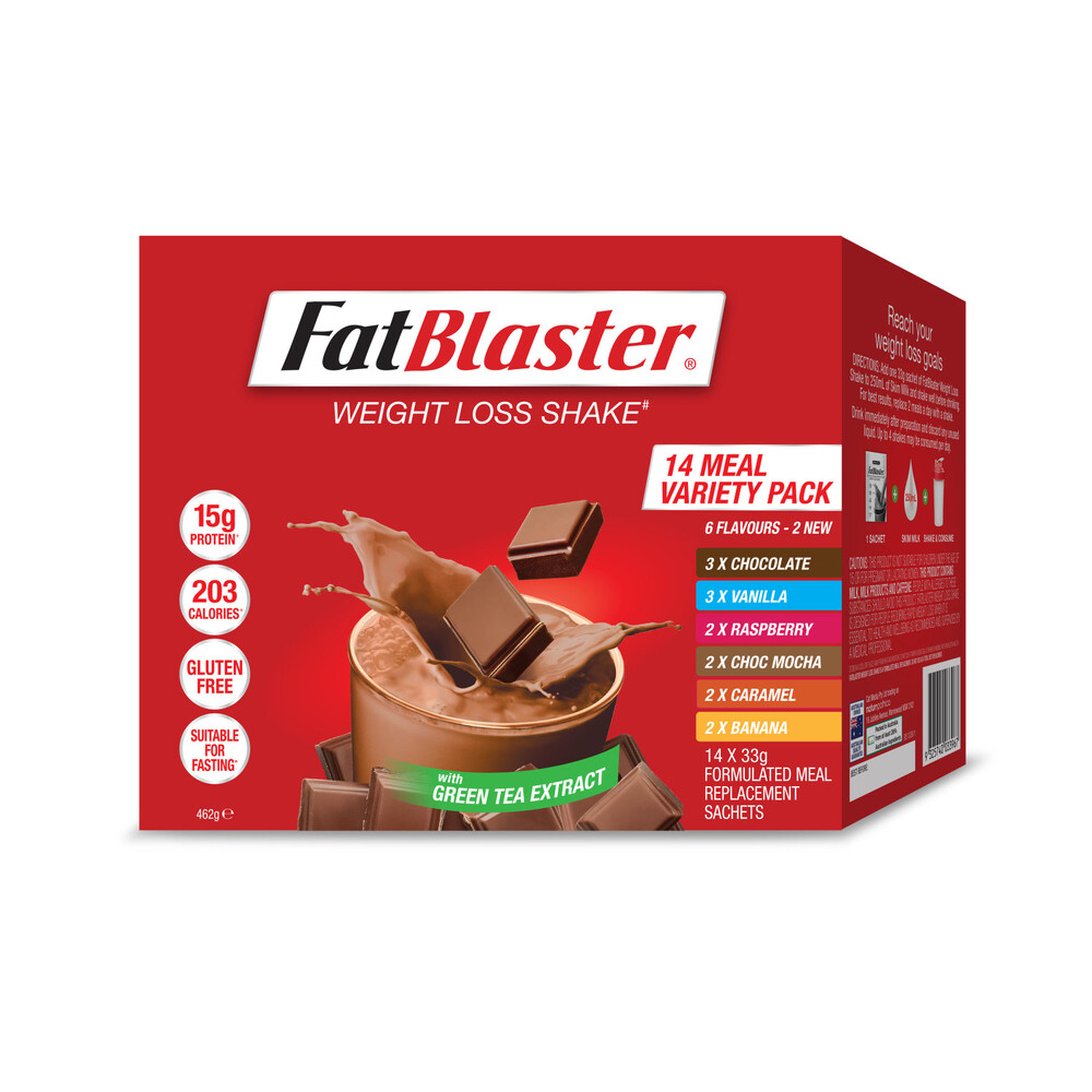 Buy Naturopathica Fatblaster Weight Loss Shake 14 Meal Variety Pack