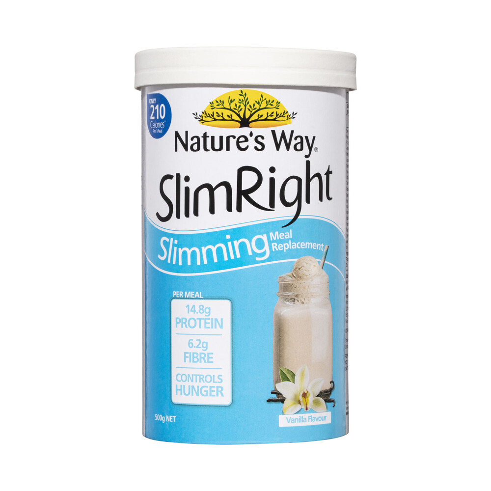 Buy Nature's Way Slim Right Vanilla Powder 500g Coles