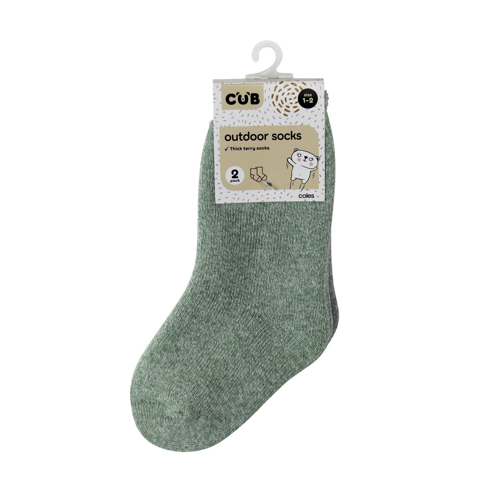 Buy CUB TERRY OUTDOOR SOCKS Coles