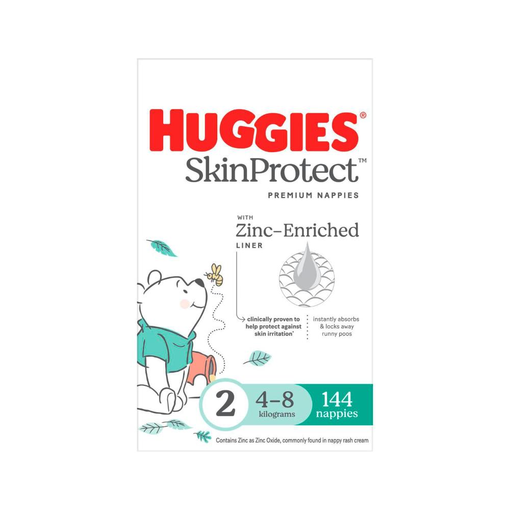 Huggies Infant Nappies Size 2 (4-8kg) | 144 pack
