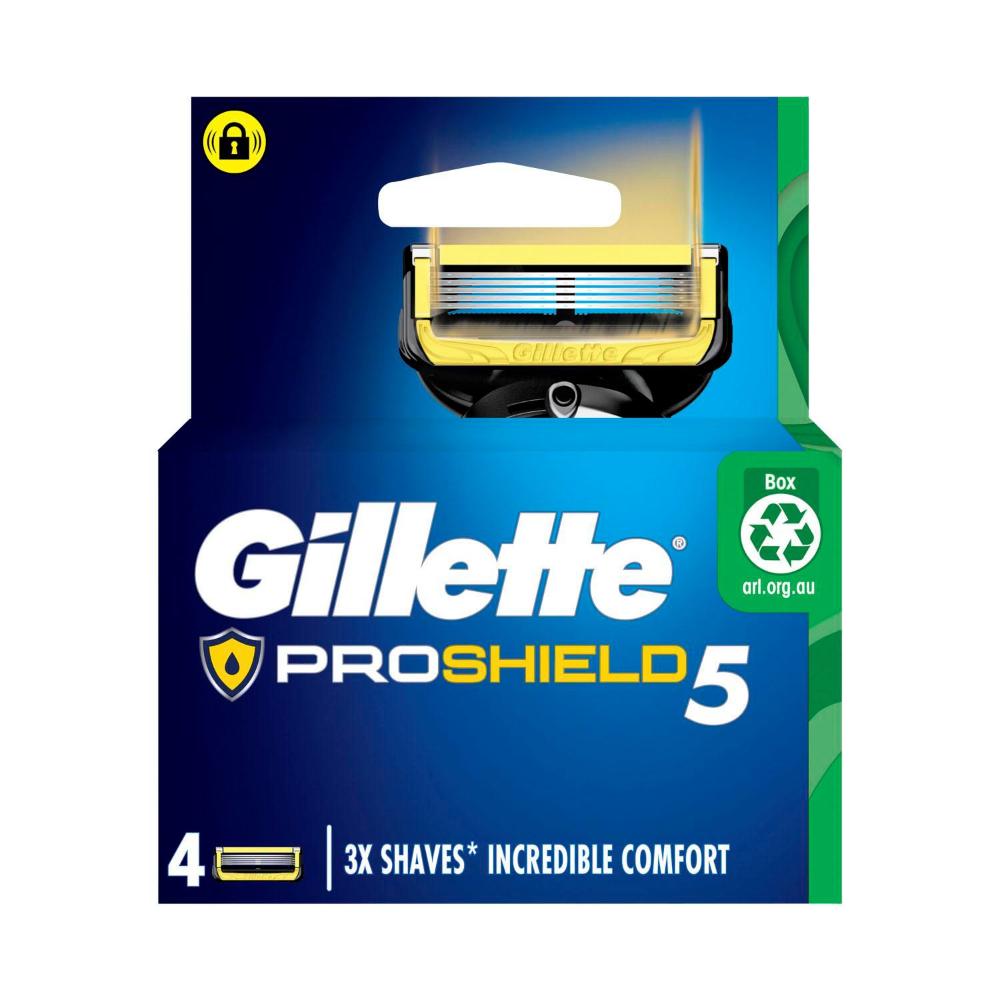 Buy Gillette Fusion Proshield Razor Blades 4 pack Coles
