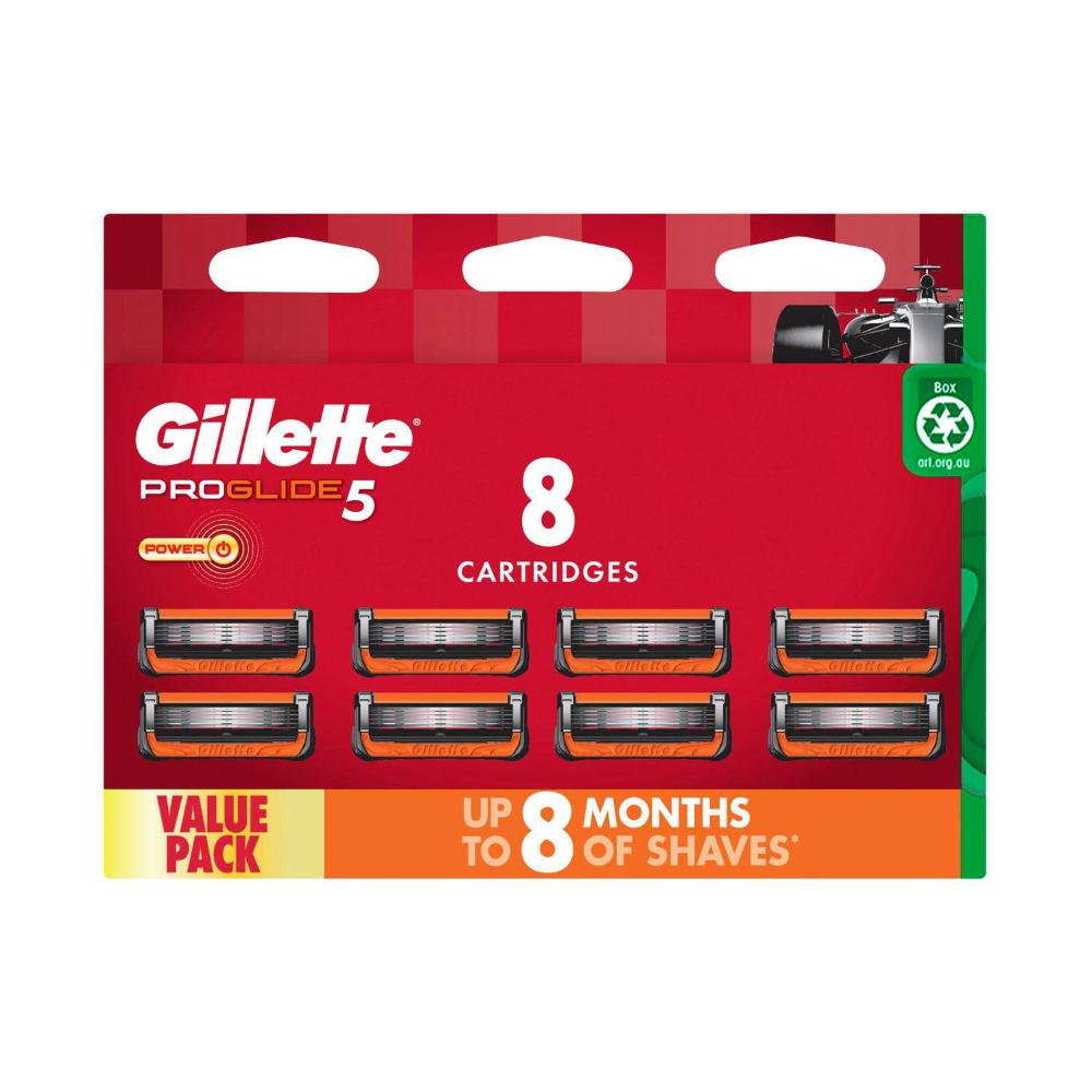 Buy Gillette Proglide Power Red Flexball Razor Blades 8 pack Coles