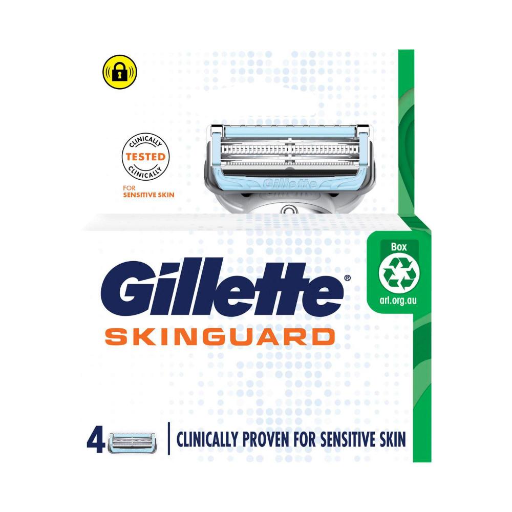 Buy Gillette Skinguard Razor Blades 4 pack Coles