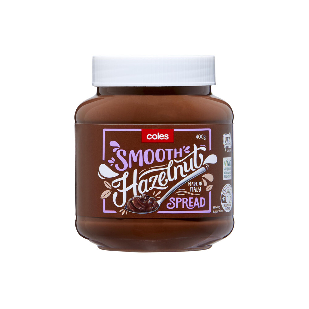 Buy Coles Hazelnut Smooth Spread 400g Coles