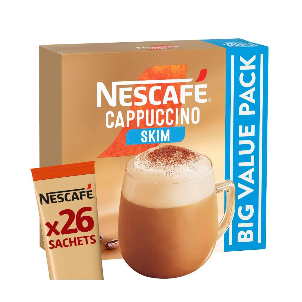 Buy Nescafe Coffee Sachets Cappuccino Skim 26 pack Coles