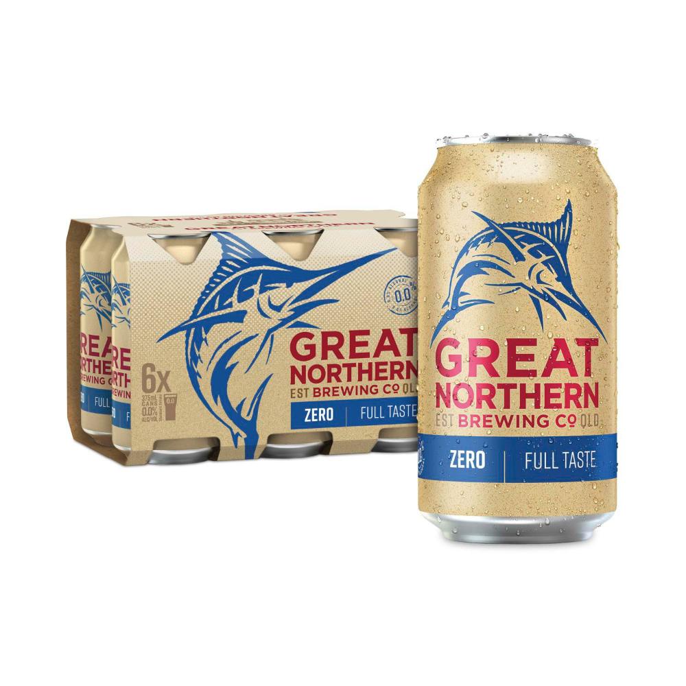 Buy Great Northern Brewing Co Non Alcoholic Beer Cans Multipack 375mL x