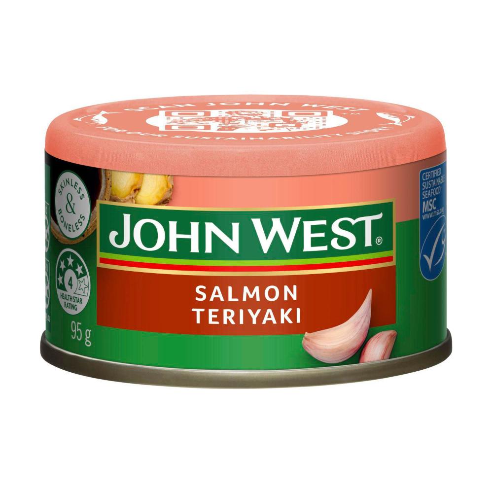 Buy John West Salmon Tempters Teriyaki 95g Coles